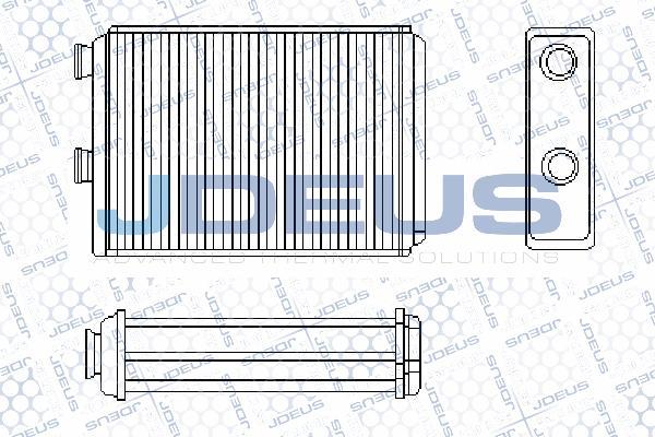 Jdeus RA2110710 - Теплообменник, отопление салона autospares.lv