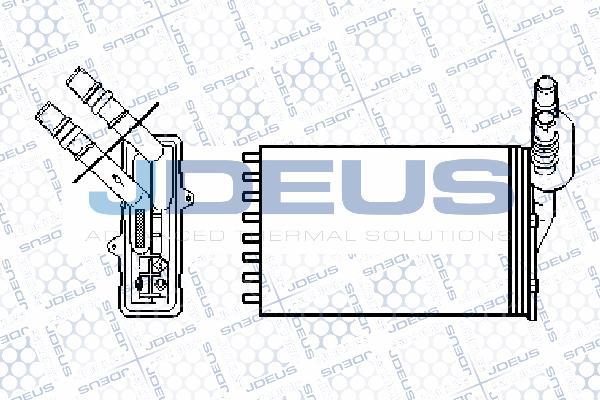 Jdeus RA2230520 - Теплообменник, отопление салона autospares.lv