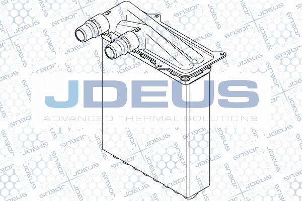 Jdeus RA2230790 - Теплообменник, отопление салона autospares.lv