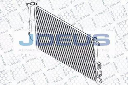 Jdeus RA7000080 - Конденсатор кондиционера autospares.lv