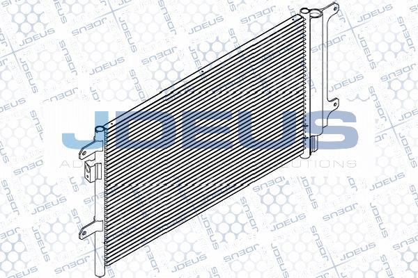 Jdeus RA7140060 - Конденсатор кондиционера autospares.lv