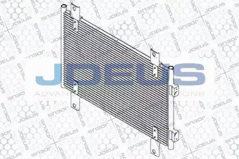 Jdeus RA7110190 - Конденсатор кондиционера autospares.lv