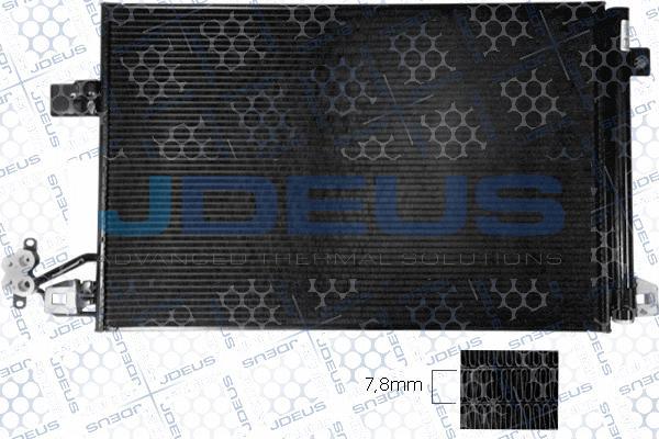 Jdeus RA7300540 - Конденсатор кондиционера autospares.lv