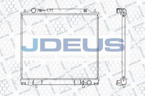 Jdeus M-0300710 - Радиатор, охлаждение двигателя autospares.lv