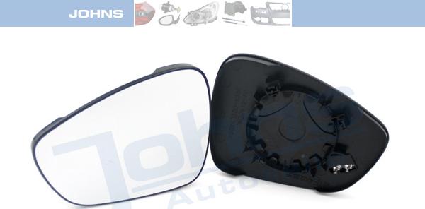 Johns 23 08 37-81 - Зеркальное стекло, наружное зеркало autospares.lv