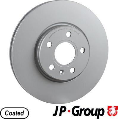 JP Group 4963101500 - Тормозной диск autospares.lv