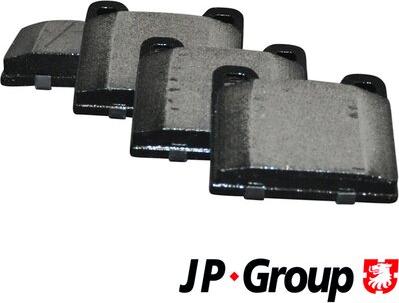 JP Group 4963700210 - Тормозные колодки, дисковые, комплект autospares.lv