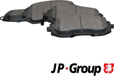 JP Group 4663600510 - Тормозные колодки, дисковые, комплект autospares.lv