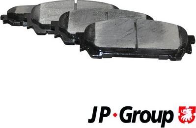 JP Group 4663700210 - Тормозные колодки, дисковые, комплект autospares.lv