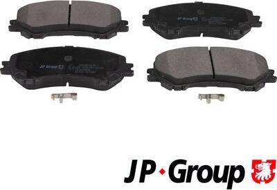 JP Group 4063604810 - Тормозные колодки, дисковые, комплект autospares.lv