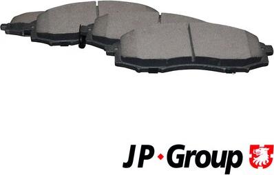 JP Group 4063600510 - Тормозные колодки, дисковые, комплект autospares.lv