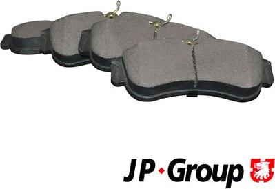 JP Group 4063600110 - Тормозные колодки, дисковые, комплект autospares.lv