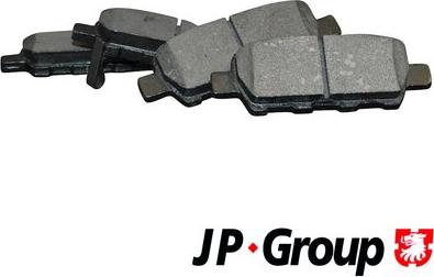 JP Group 4063700610 - Тормозные колодки, дисковые, комплект autospares.lv