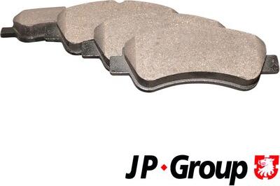 JP Group 4163601210 - Тормозные колодки, дисковые, комплект autospares.lv