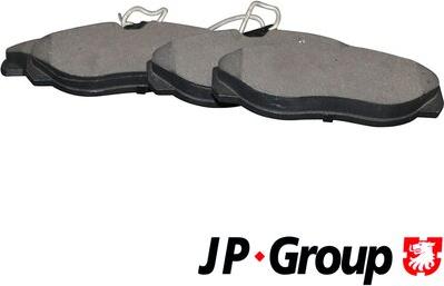 JP Group 4163603210 - Тормозные колодки, дисковые, комплект autospares.lv