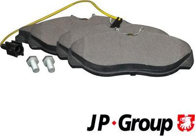 JP Group 4163602310 - Тормозные колодки, дисковые, комплект autospares.lv