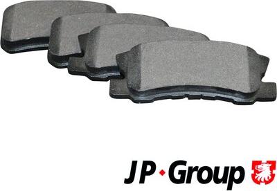 JP Group 4163700310 - Тормозные колодки, дисковые, комплект autospares.lv