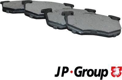 JP Group 4163701110 - Тормозные колодки, дисковые, комплект autospares.lv