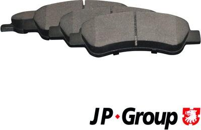 JP Group 4163701310 - Тормозные колодки, дисковые, комплект autospares.lv