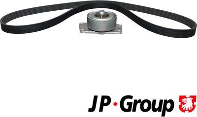 JP Group 4118101010 - Поликлиновый ременный комплект autospares.lv