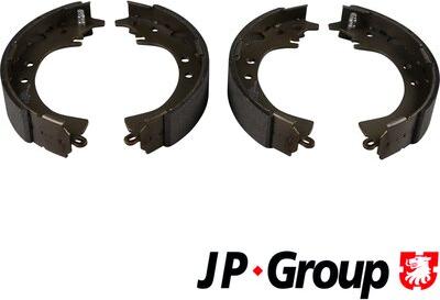 JP Group 4863901510 - Комплект тормозных колодок, барабанные autospares.lv