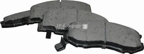 JP Group 4863600510 - Тормозные колодки, дисковые, комплект autospares.lv