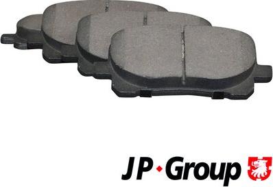 JP Group 4863600810 - Тормозные колодки, дисковые, комплект autospares.lv