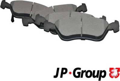JP Group 4863600210 - Тормозные колодки, дисковые, комплект autospares.lv
