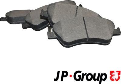 JP Group 4863601810 - Тормозные колодки, дисковые, комплект autospares.lv