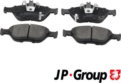 JP Group 4863603810 - Тормозные колодки, дисковые, комплект autospares.lv