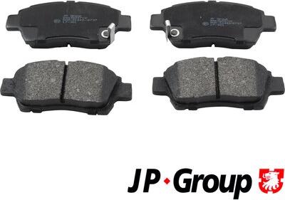 JP Group 4863603710 - Тормозные колодки, дисковые, комплект autospares.lv