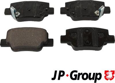 JP Group 4863602010 - Тормозные колодки, дисковые, комплект autospares.lv