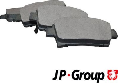 JP Group 4863602210 - Тормозные колодки, дисковые, комплект autospares.lv