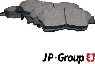 JP Group 4863602710 - Тормозные колодки, дисковые, комплект autospares.lv