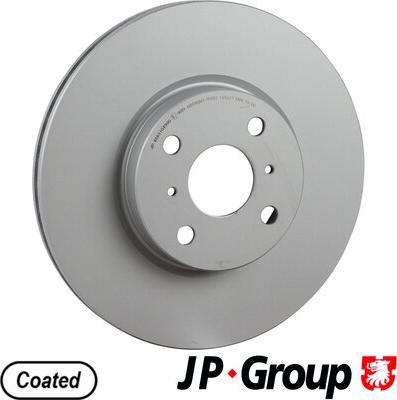 JP Group 4863104900 - Тормозной диск autospares.lv