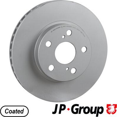 JP Group 4863105400 - Тормозной диск autospares.lv