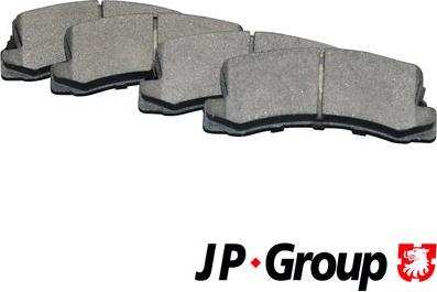 JP Group 4863700110 - Тормозные колодки, дисковые, комплект autospares.lv