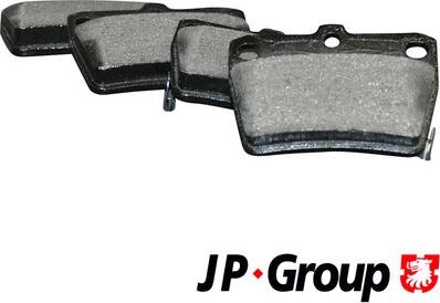 JP Group 4863701210 - Тормозные колодки, дисковые, комплект autospares.lv