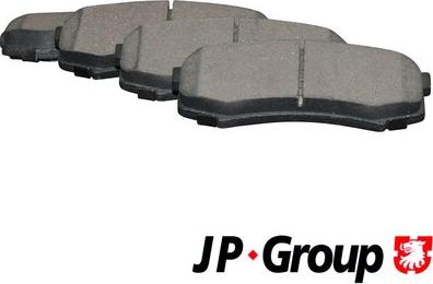 JP Group 4863701710 - Тормозные колодки, дисковые, комплект autospares.lv
