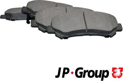 JP Group 4363600810 - Тормозные колодки, дисковые, комплект autospares.lv