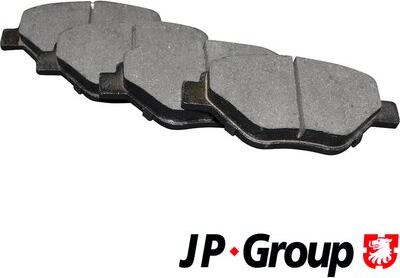 JP Group 4363600710 - Тормозные колодки, дисковые, комплект autospares.lv