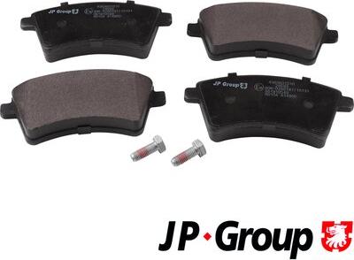 JP Group 4363601010 - Тормозные колодки, дисковые, комплект autospares.lv