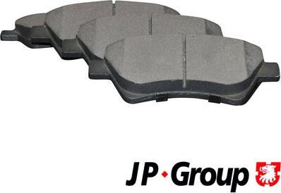 JP Group 4363601810 - Тормозные колодки, дисковые, комплект autospares.lv