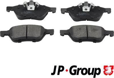 JP Group 4363602810 - Тормозные колодки, дисковые, комплект autospares.lv