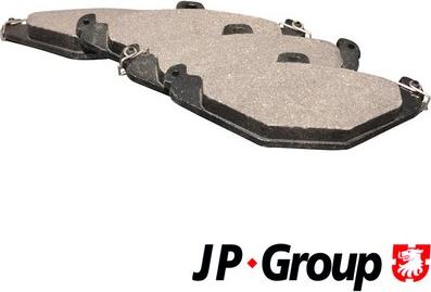 JP Group 4363700110 - Тормозные колодки, дисковые, комплект autospares.lv