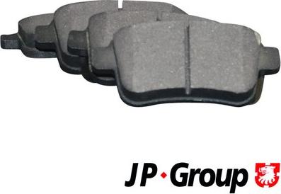 JP Group 4363700310 - Тормозные колодки, дисковые, комплект autospares.lv