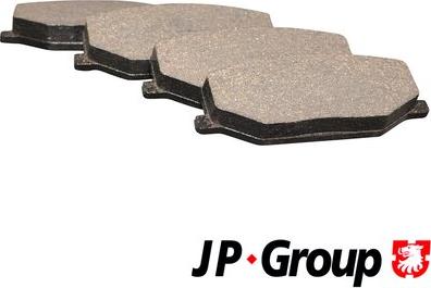 JP Group 4763600110 - Тормозные колодки, дисковые, комплект autospares.lv