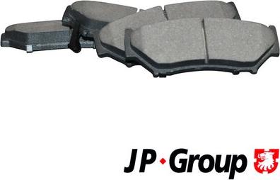 JP Group 4763600310 - Тормозные колодки, дисковые, комплект autospares.lv