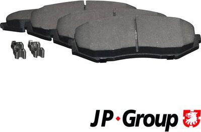JP Group 4763601110 - Тормозные колодки, дисковые, комплект autospares.lv