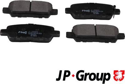 JP Group 4763700110 - Тормозные колодки, дисковые, комплект autospares.lv